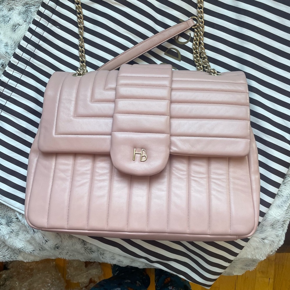 Henri Bendel 712 Large Shoulder Bag Blush / Dusty Pink